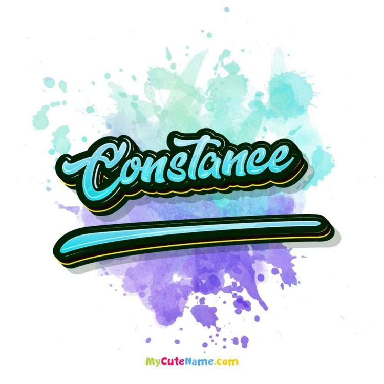 cover art for Constance meaning 