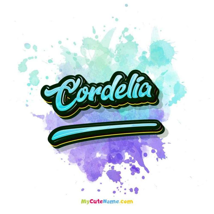 cover art for Cordelia meaning 