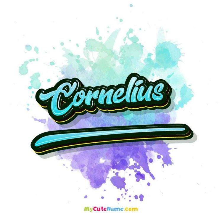 cover art for Cornelius meaning 
