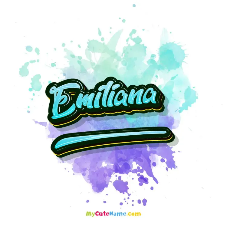 cover art for Emiliana meaning