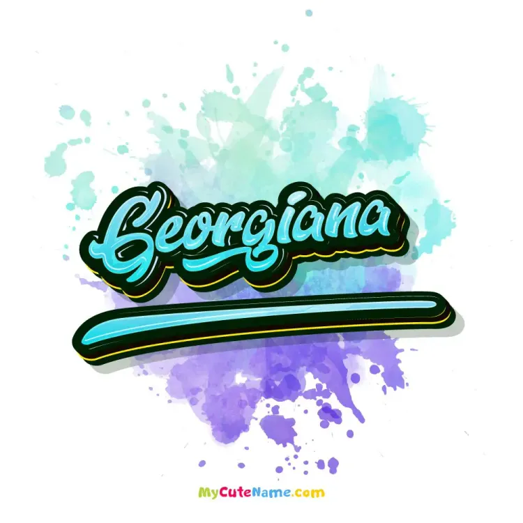 cover art for Georgiana meaning 