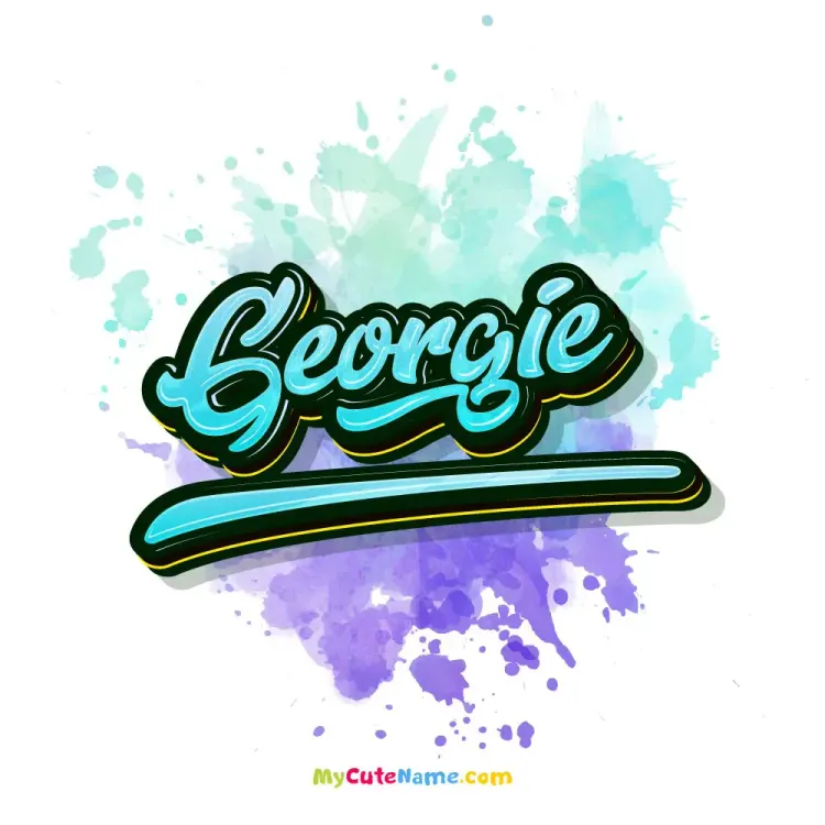cover art for Georgie meaning