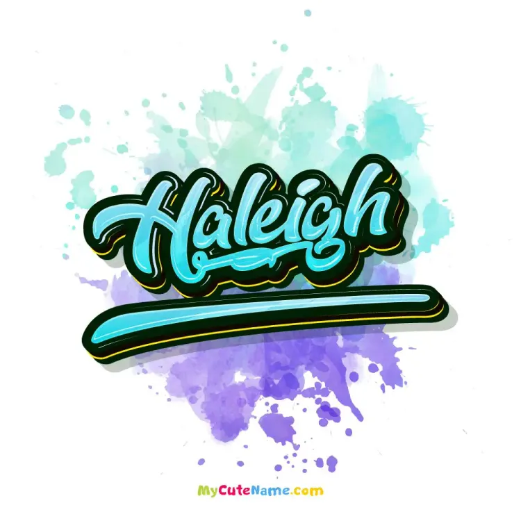 cover art for Haleigh meaning 