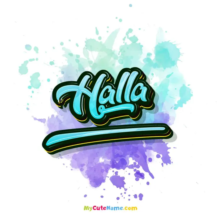 cover art for halla meaning