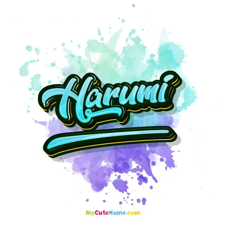 cover art for harumi meaning 