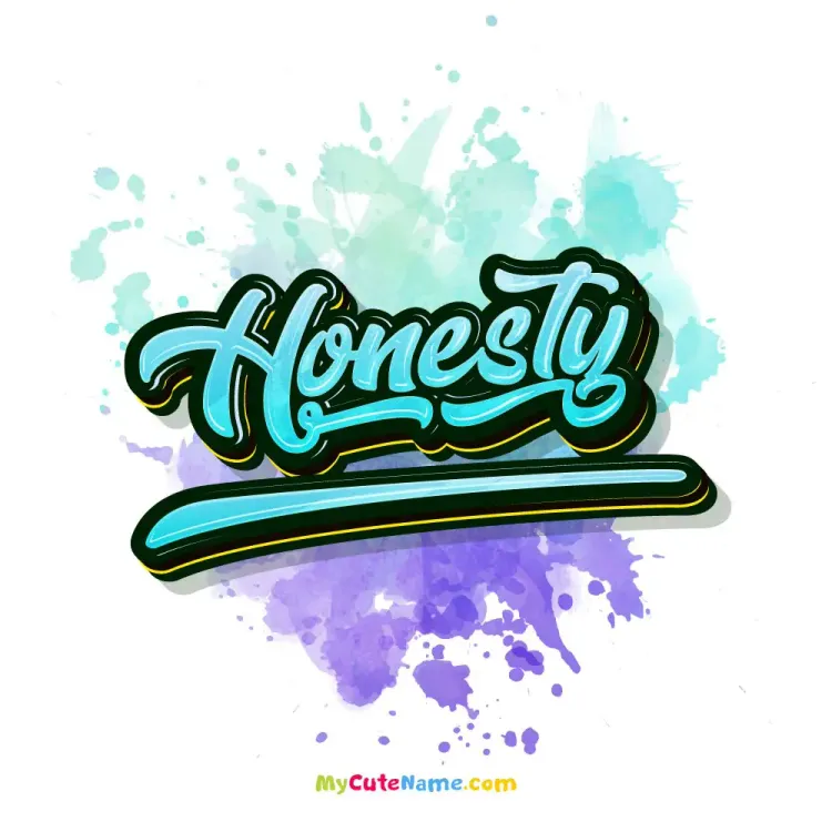 cover art for Honesty meaning