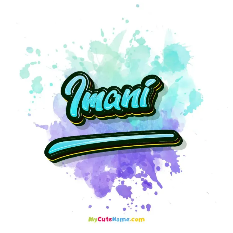 cover art for Imani meaning 