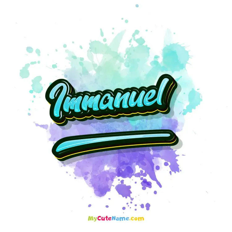 cover art for Immanuel meaning 
