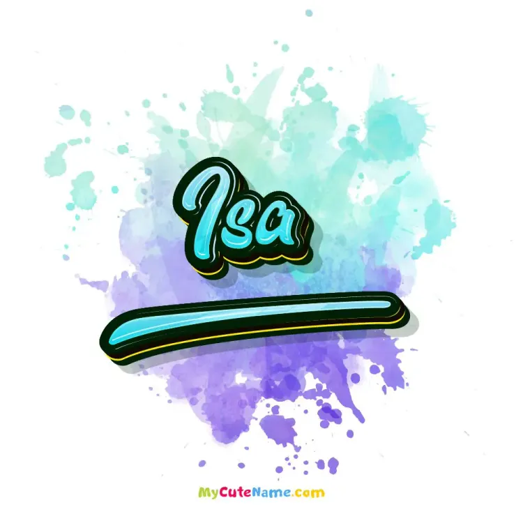 cover art for Isa meaning