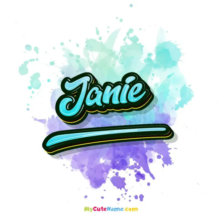cover art for Janie meaning 