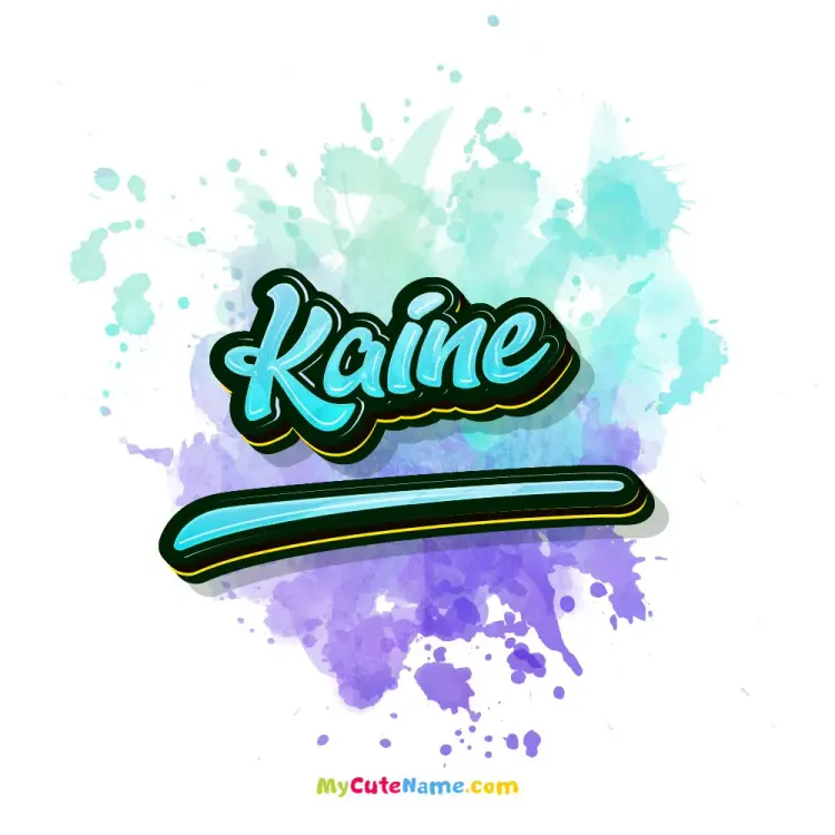cover art for Kaine meaning 