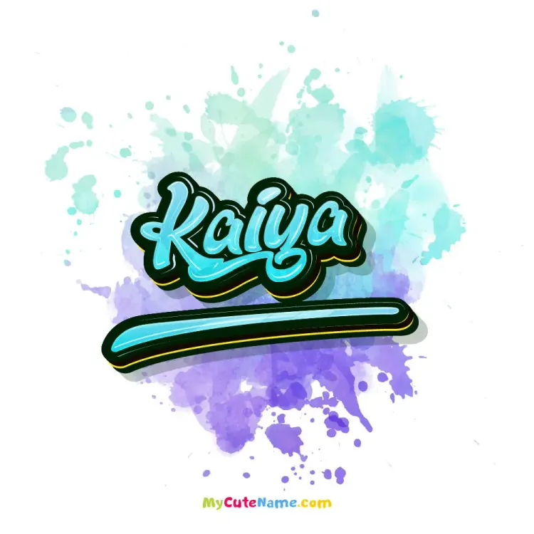 cover art for Kaiya meaning 