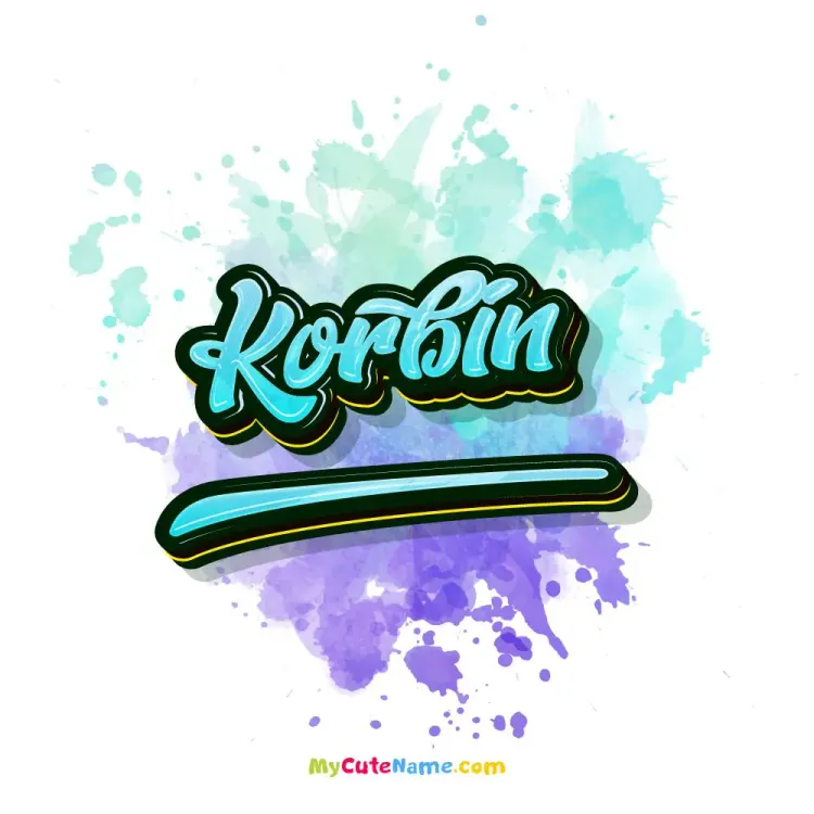 cover art for Korbin meaning