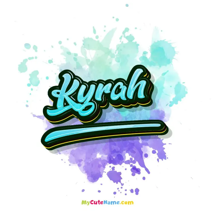 cover art for Kyrah meaning