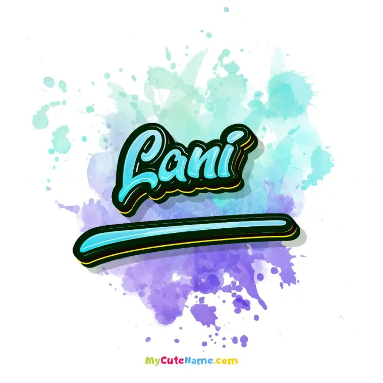 cover art for Lani meaning 