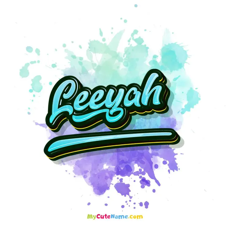 cover art for leeyah meaning 