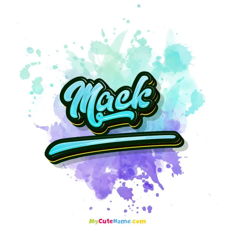 cover art for Mack meaning