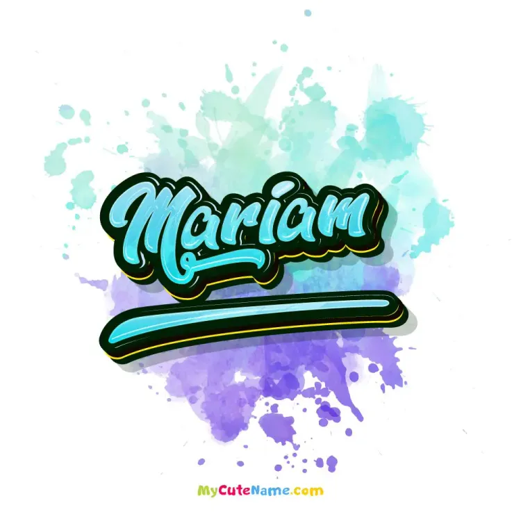 cover art for Mariam meaning
