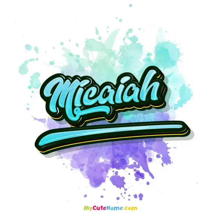 cover art for Micaiah meaning 