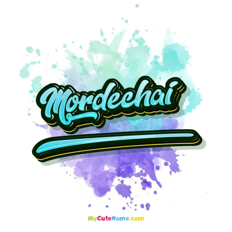 cover art for Mordechai meaning 