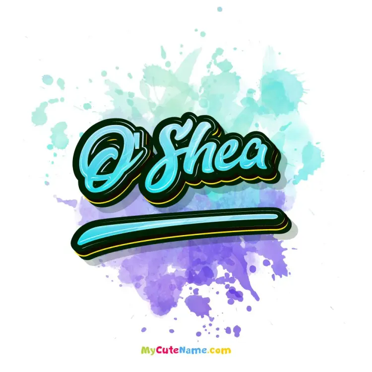cover art for O'Shea meaning 