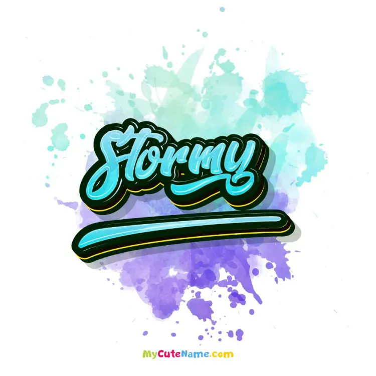 cover art for Stormy meaning