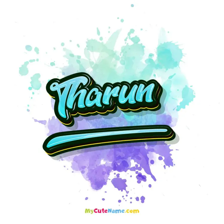 cover art for tharun meaning