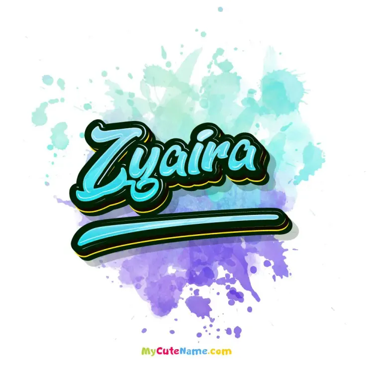 cover art for zyaira meaning 