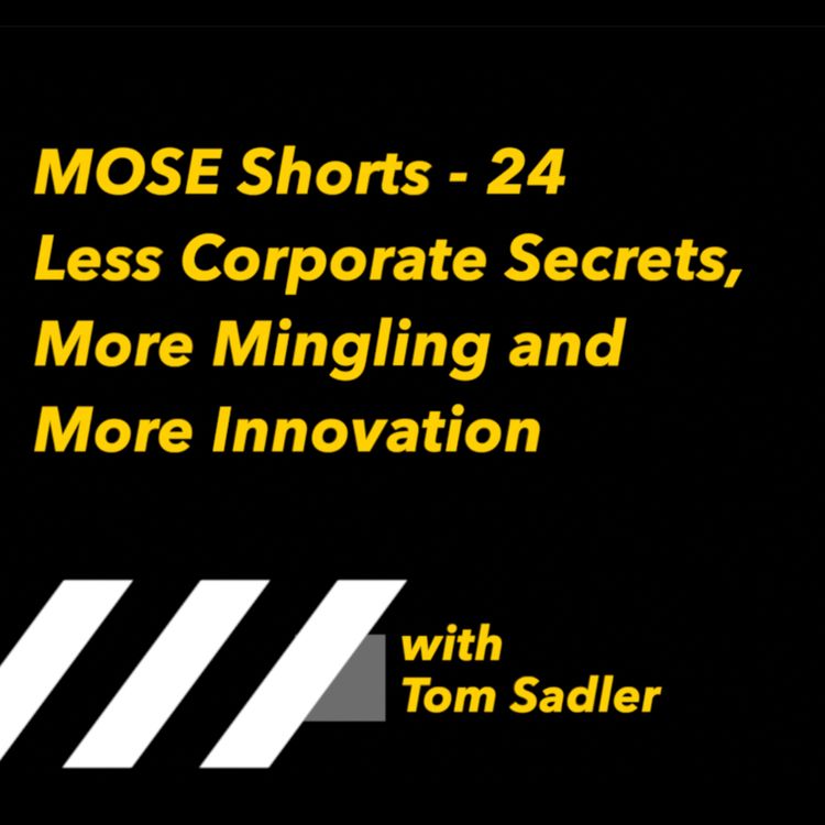 cover art for MOSE Shorts - 24: Less Corporate Secrets, More Mingling and More Innovation