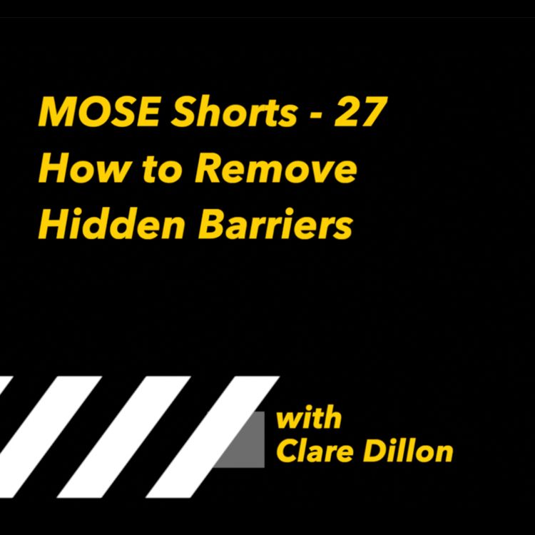 cover art for MOSE Shorts - 27: How to Remove Hidden Barriers