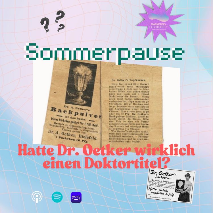 cover art for Hatte Dr. Oetker wirklich einen Doktortitel? (Sommerurlaub)