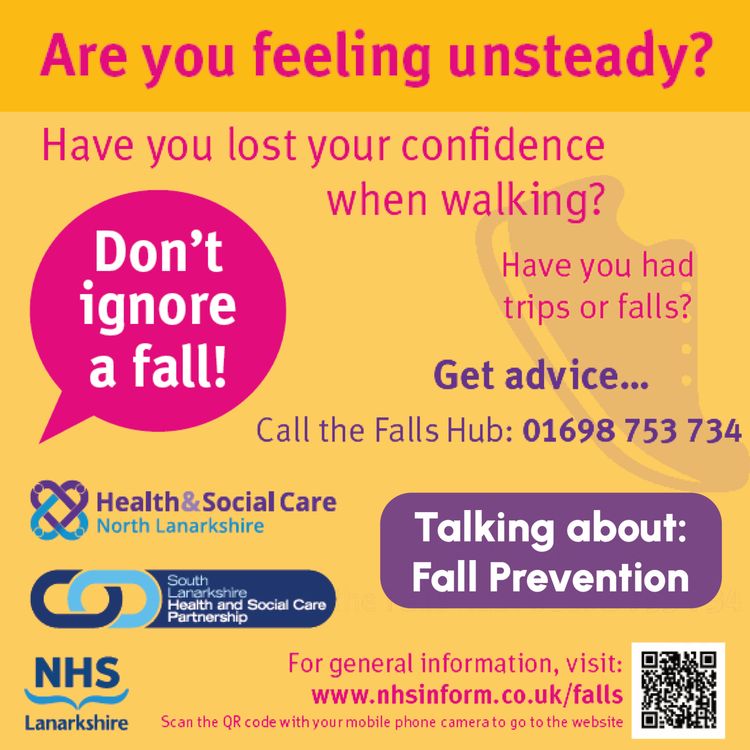 cover art for Time to Talk Falls - NHS Lanarkshire Falls Service