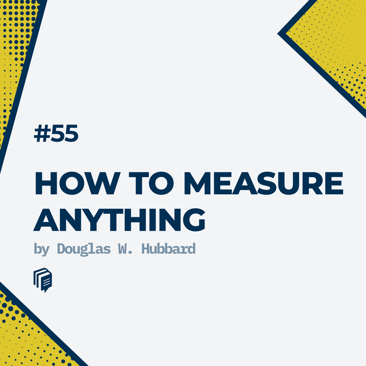 cover art for 3-55: How To Measure Anything(خلاصه‌ی کتاب چگونه هرچیزی را اندازه بگیریم)