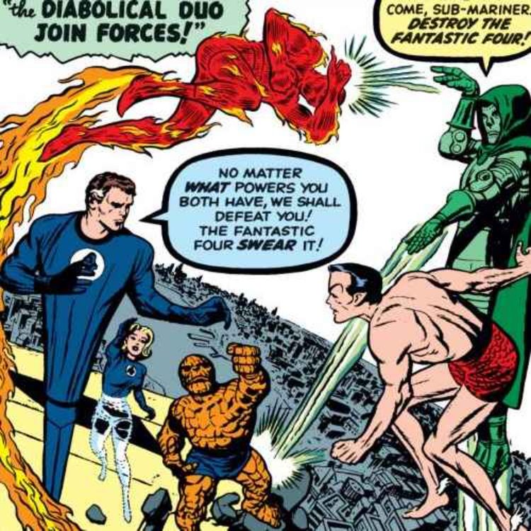 cover art for Fantastic Four Vol 1 #6-10 (part 2 of 2)