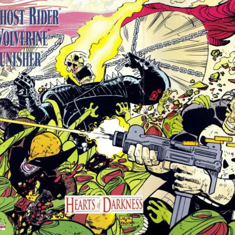 cover art for Ghost Rider, Wolverine, Punisher - Hearts of Darkness