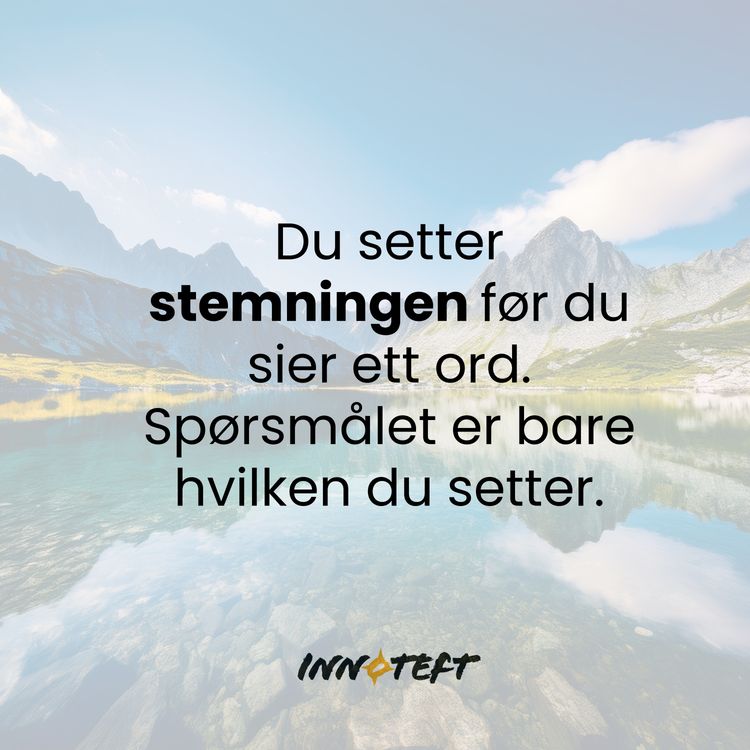 cover art for Ledere som setter stemningen med energi og råskap | Refleksjon etter Svein Jæger Hansen