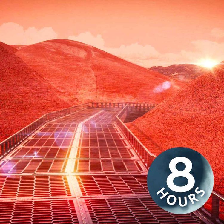 cover art for Geräusche eines Mars-Sturmes zum Schlafen oder Lernen | Weißes Rauschen (8 Stunden)