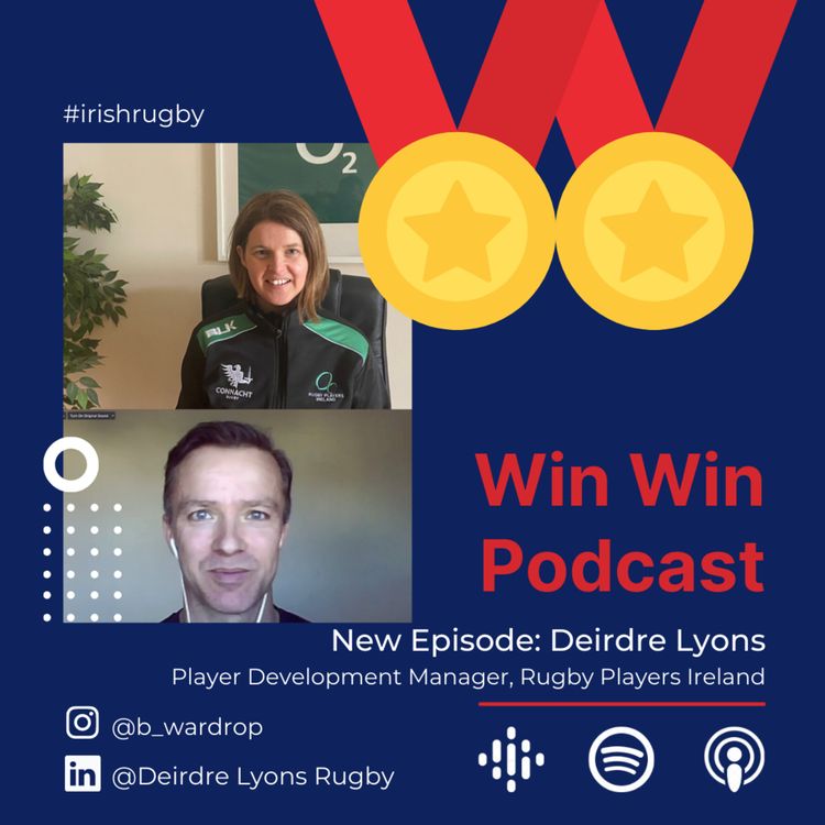 cover art for Deirdre Lyons - Player Development Manager with Rugby Players Ireland