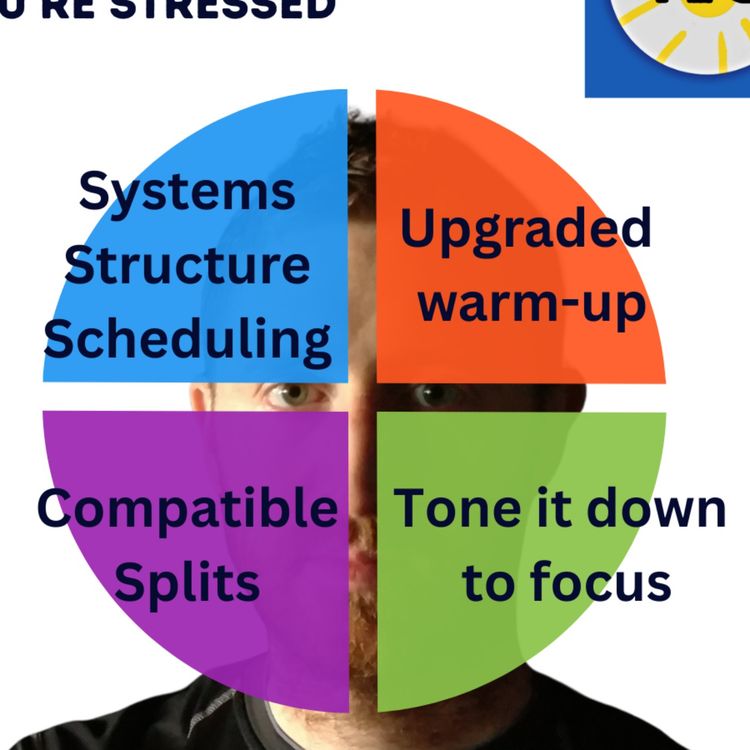 cover art for S3EP012 - Training Tips for Consistency when Life is STRESSFUL