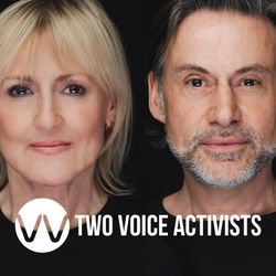 cover art for TWO VOICE ACTIVISTS - with Victoria Tomlinson and Philip Foster