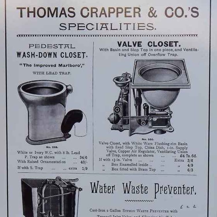 cover art for 1.22 T. Crapper & the Great Stink of London