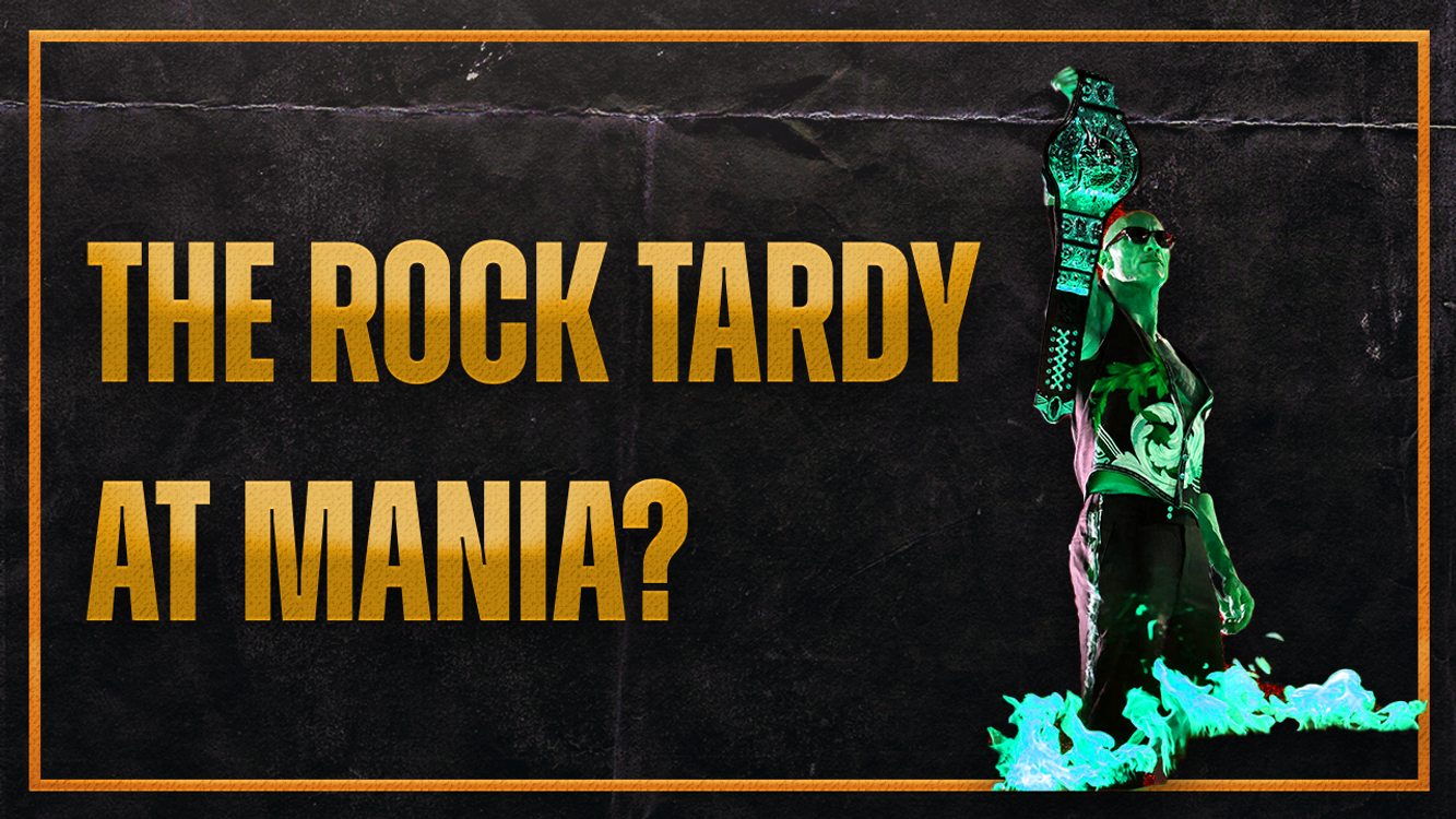 cover art for The Rock Allegedly 3 HOURS LATE To WrestleMania 40 Match