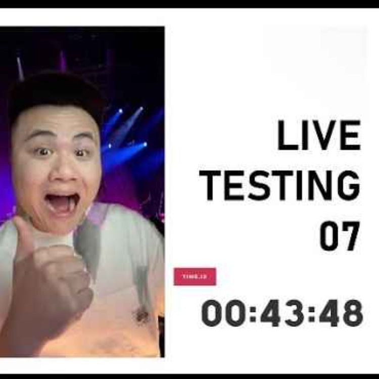 cover art for Live 07 Testing. 如果每天都可以 happy happy 誰想要 sad