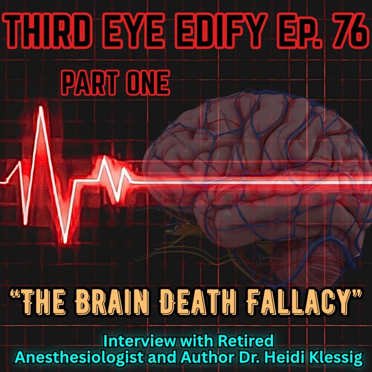 cover art for THIRD EYE EDIFY Ep.76 PART ONE "The Brain Death Fallacy" Interview w/Dr. Heidi Klessig