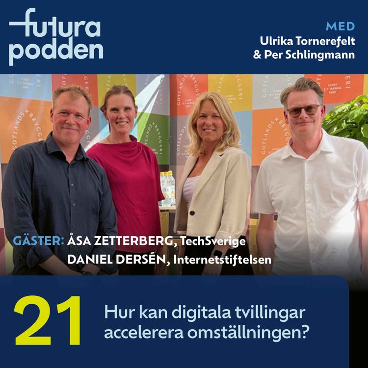 cover art for #21 - Hur kan digitala tvillingar accelerera omställningen?