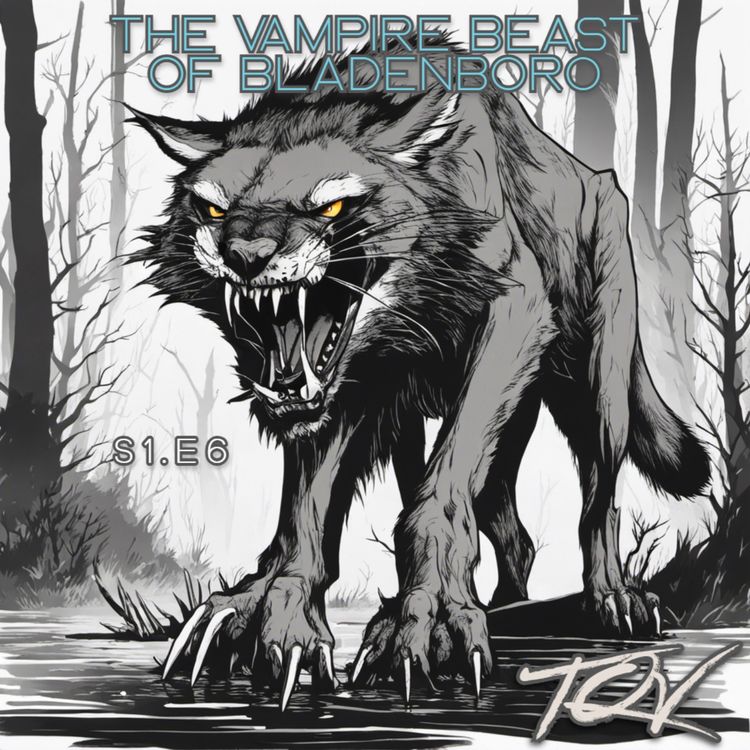cover art for The Vampire Beast of Bladenboro