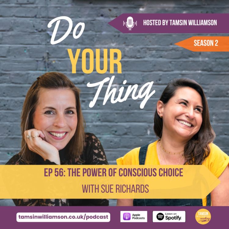 cover art for Ep56: The Power of Conscious Choice with Sue Richards