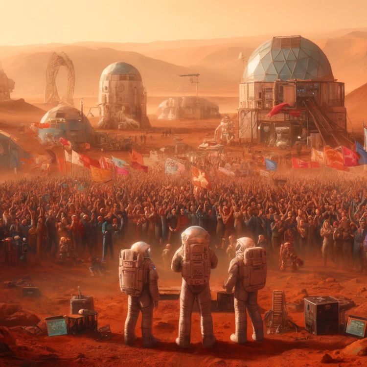 cover art for Welcome Martians by S.A. Lombino