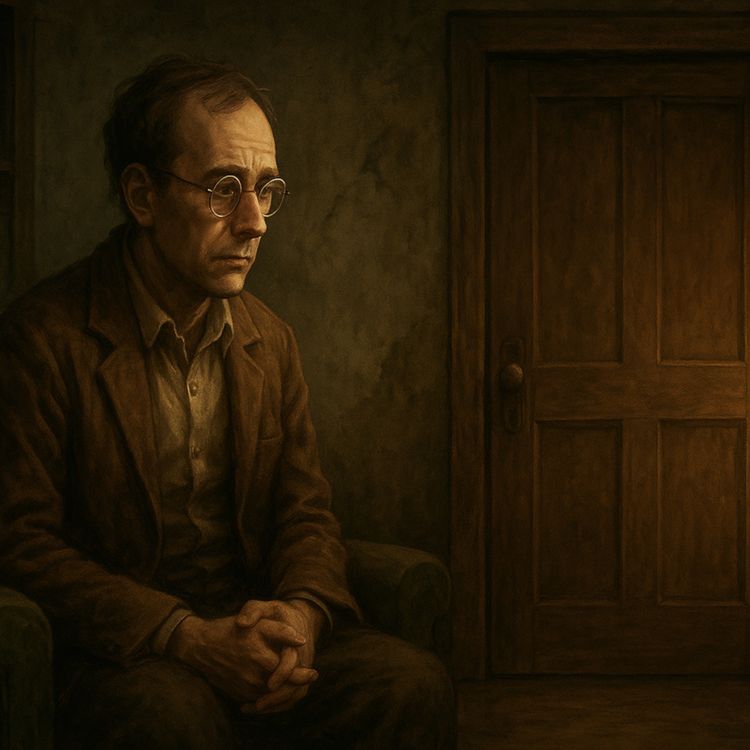 cover art for Knock by Fredric Brown