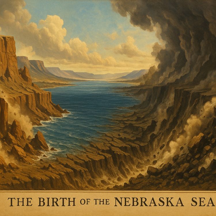 cover art for The Great Nebraska Sea by Allan Danzig
